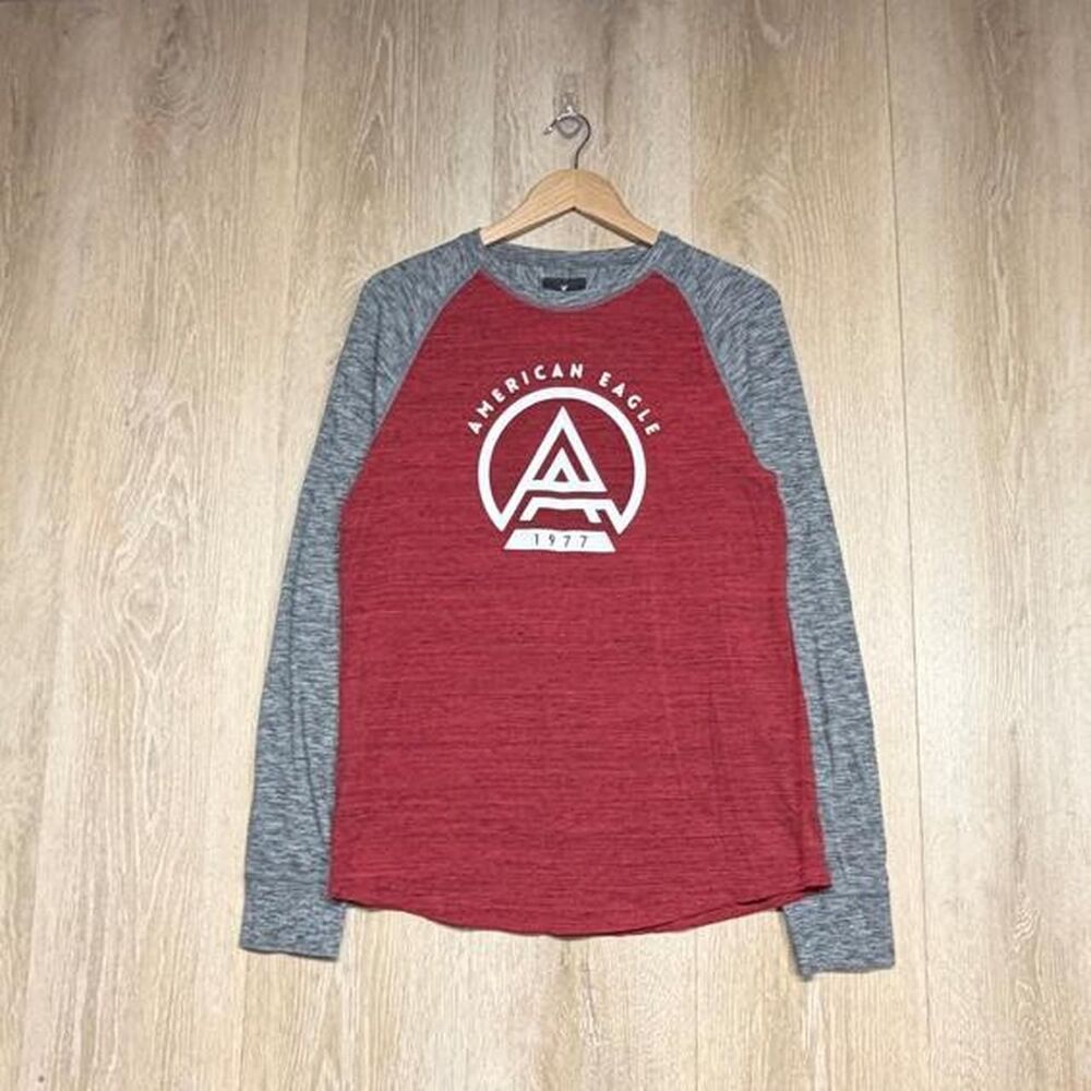 American-eagle Men's Red Shirt